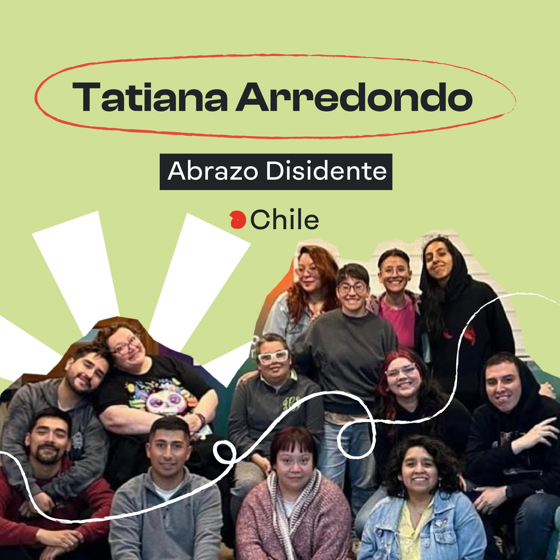 Abrazo Disidente, por Tatiana Arredondo